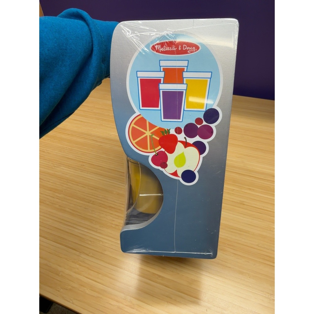 Melissa & Doug Thirst Quencher Wooden Drink Dispenser Play Set New Sealed - Picture 3 of 8